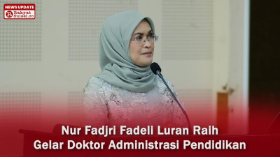 Raih Gelar Doktor Administrasi Pendidikan, Nur Fadjri Fadeli Luran Lahirkan Buku untuk Pondok Pesantren 