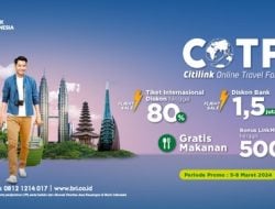 Siap-Siap Beli Tiket Mudik Lebaran, BRI dan Citilink Kembali Gelar Online Travel Fair