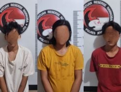 Tiga Pemuda di Tamalatea Jeneponto Diringkus Sat Narkoba Polres Jeneponto