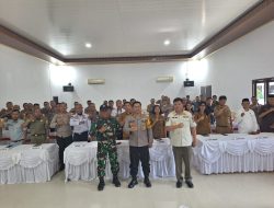 Kapolres Tator Pimpin Rakor Lintas Sektoral Operasi Terpusat Ketupat 2024