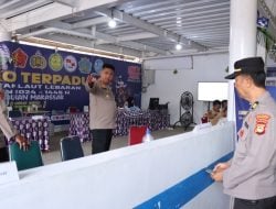 Kapolres AKBP Yudi Frianto Cek Pospam Terpadu Ketupat 2024