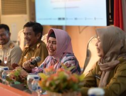 Indira Yusuf Ismail Hadiri Halal Bihalal Bapenda Makassar