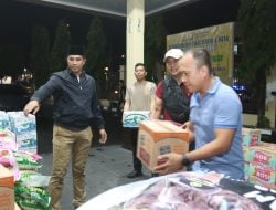 Kapolres Parepare Lepas Bantuan Paket Sembako Bagi Korban Longsor Tana Toraja