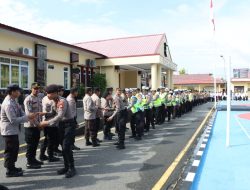 Momen Hari Raya Idulfitri, AKBP Erwin Syah Gelar Halal Bihalal Bersama Personel Polres Sidrap