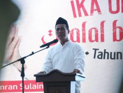 Di Halal Bihalal IKA UNHAS, Mentan Andi Amran Cerita Pengalaman Main Bola Bareng Jokowi