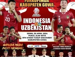 Dukung Timnas Indonesia, Pemkab Gowa Gelar Nobar Semifinal Asian Cup U-23 