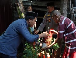 Polres Bantaeng Gandeng Huadi Group Gelar Pemeriksaan Kesehatan Gratis dan Berbagi Sembako