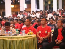 Serikat Buruh Bersama Huadi Group dan Pemkab Bantaeng Gelar Nobar Indonesia Vs Uzbekistan