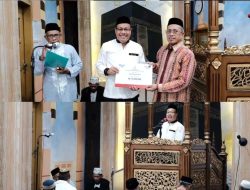 Dukung Program Keagamaan, Sekwan Dahyal Salurkan Dana Hibah di Masjid Besar Al Amin Antang