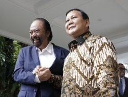 Dapat Dukungan NasDem, Prabowo Sanjung Surya Paloh sebagai Teman Lama