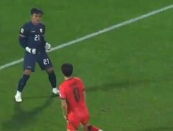 Momen Tengil Ernando Ari Selebrasi Joget Usai Tepis Penalti Pemain Korea Selatan U-23