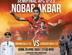 Sambut Laga Indonesia U-23 vs Uzbekistan, Pemkot Parepare Akan Gelar Nobar di Lapangan Andi Makkasau