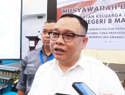 Resmi jadi Ketum IKA Smandel, Syahrul Juaksha Subuki Siapkan Program Temu Ilmiah 