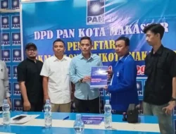 Mantap Maju Pilwalkot Makassar, NJM Daftar di PAN