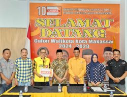 Appi dan Andi Seto Resmi Daftar Pilwalkot Makassar Lewat Hanura