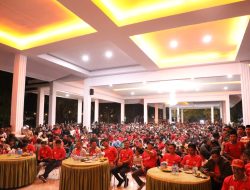 Libatkan Huadi Group, Serikat Buruh di Bantaeng Nobar Semifinal Indonesia Vs Uzbekistan 
