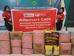 Alfamart Salurkan Sembako untuk Korban Bencana Alam di Berbagai Wilayah Sulsel