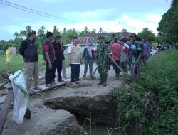 Pj Bupati Wajo Pantau Tanggul Jebol Penyebab Banjir di Belawa