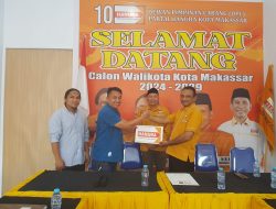 Ambil Formulir Pendaftaran Cakada, Hanura Harap Rahman Bando Jadi Calon Walikota Makassar