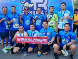 Komunitas Run Polres Pelabuhan Makassar Ambil Bagian Dalam Event Run Tribrata 2024