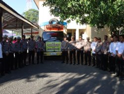 Polres Jeneponto Kirim Bantuan Sembako untuk Korban Banjir