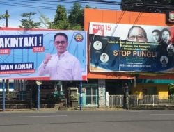 Siap-siap Maju Pilwali, Atribut Irwan Adnan Mulai ‘Kepung’ Kota Makassar