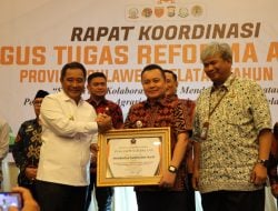 Pemkab Wajo Raih Penghargaan Teraktif dalam Penyelenggaraan Reforma Agraria Tahun 2023