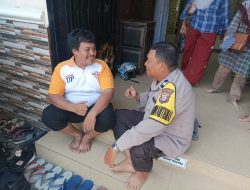 Hadir Untuk Masyarakat, Bhabinkamtibmas Tabaringan Rutin Sambangi Warga