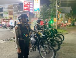 Hadirkan Kamtibmas Kondusif, Satsamapta Polres Pelabuhan Makassar Gencar Lakukan Patroli Malam