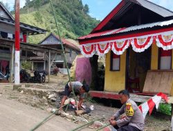 Jaga Lingkungan Kondusif, Kapolres Tator Ajak Warga Kembali Aktifkan Satkamling