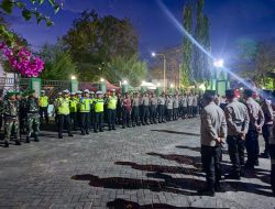 Ratusan Personel Gabungan Amankan Pemberangkatan Calon Jamaah Haji Kloter 19 Takalar