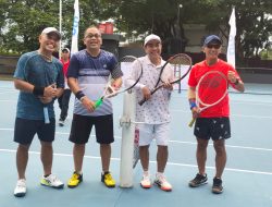 Rektor Unhas Resmikan Lapangan Tenis Standar Internasional