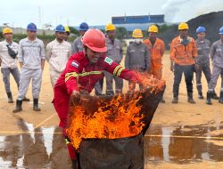 Gandeng Damkar Bantaeng, Huadi Group Gelar Latihan Tanggap Darurat