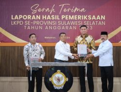 Lagi, Gowa Raih WTP Ke-12 Kalinya dari BPK Sulsel