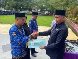 Pj Bupati Enrekang Serahkan SK untuk CPNS dan PPPK Formasi 2023