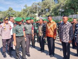 891 Personel Gabungan TNI – Polri Disiagakan Jelang Kedatangan Wapres RI di Mamuju