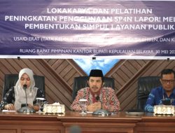 Diskominfo Selayar dan USAID Erat Gelar Lokakarya Pemanfaatan SP4N LAPOR