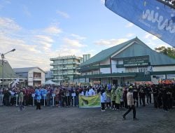 Jalan Sehat Milad UMI ke-70 Bertabur Doorprize Umrah, Hingga Dukungan Palestina