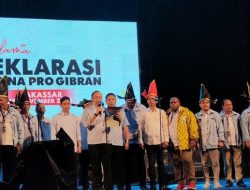 Relawan Taruna Pro Gibran Solid Menangkan AIA di Pilgub Sulsel