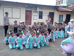 Polri Sahabat Anak, Polsek Ujung Tanah Terima Kunjungan Siswa-Siswi TK Alif Panampu