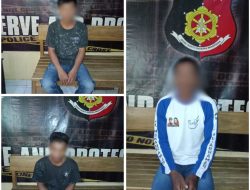 Satreskrim Polsek Polut Tangkap Tiga Pencuri Gula di PT. Sinergi Gula Nusantara