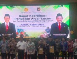 Pj Bupati Bantaeng Hadiri Rakor Perluasan Areal Tanam dan Teken MoU di Jakarta 