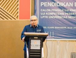 Gelar Pendidikan Latihan Calon Penguji Uji Kinerja, Prof Karta Jayadi: Jaga Standar Kualitas Pendidikan Guru