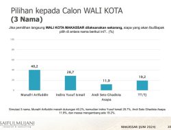 Survei SMRC : Elektabilitas Appi Tertinggi, Ini Komentar Jubir