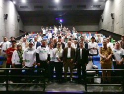 Ramai, Pengurus Kahmi Makassar Bareng Pj Gubernur dan Ketua DPRD Sulsel  Hadiri Nobar  Film Lafran Pane