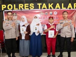 Beragam Kegiatan Sosial Digelar Polres Takalar Rayakan HUT Bhayangkara ke-78