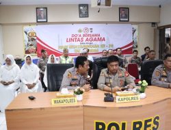 Doa Bersama Lintas Agama, Polres Pelabuhan Makassar Sambut Hari Bhayangkara 78