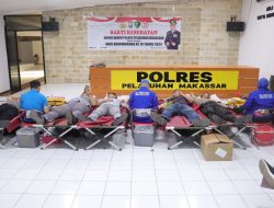 Polres Pelabuhan Gelar Aksi Sosial Donor Darah