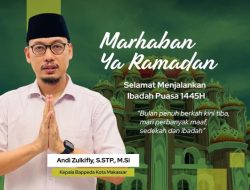 Keluarga Besar Bappeda Kota Makassar Sambut Ramadan, Zulkifli Nanda: Mari Perbanyak Maaf, Sedekah dan Ibadah