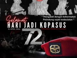 DPRD Makassar Ucapkan Selamat Ulang Tahun Kopasus ke-72